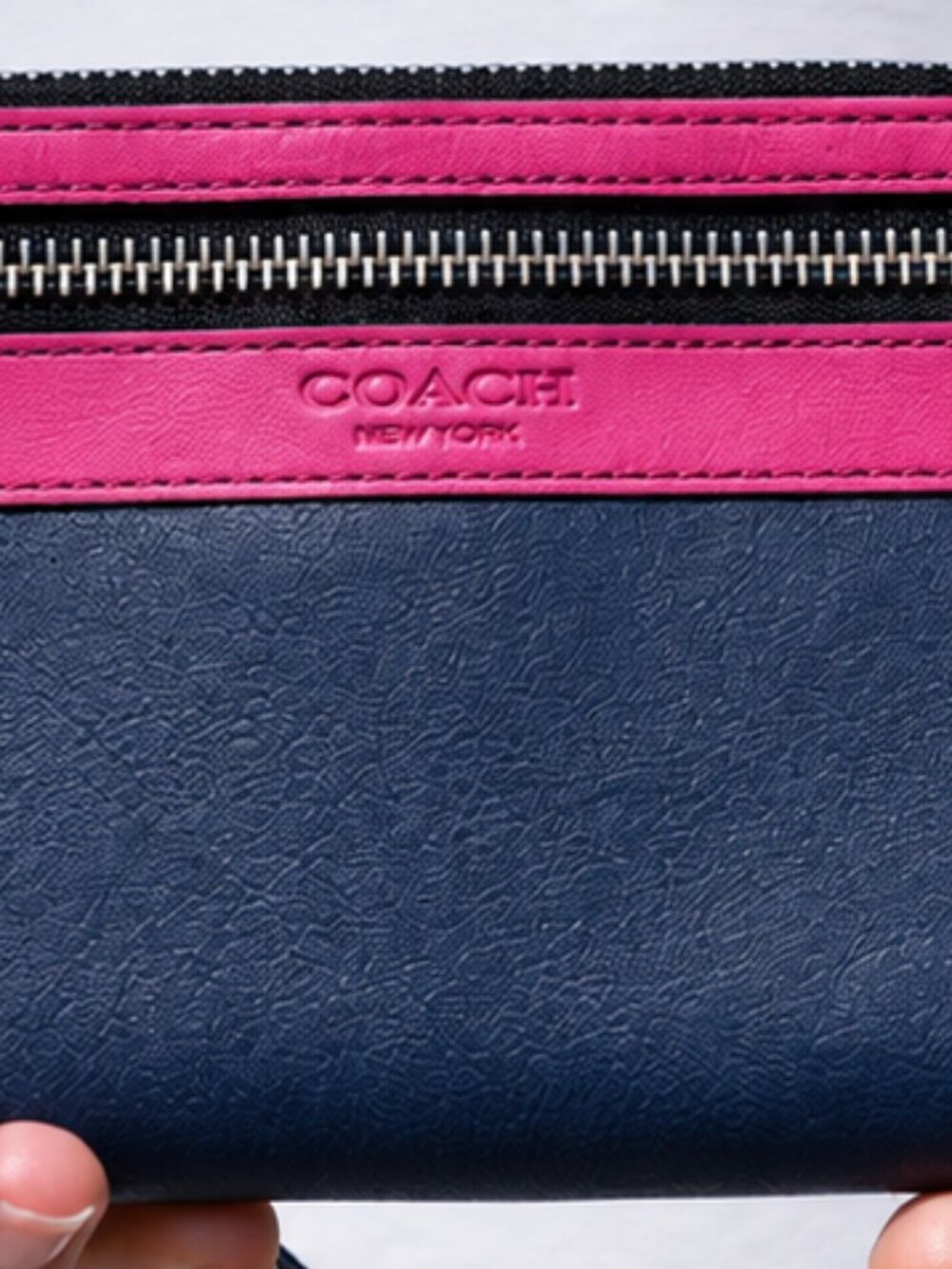 Coach Legacy Colorblock Zippy Wristlet Wallet, New - Picture 8 of 15